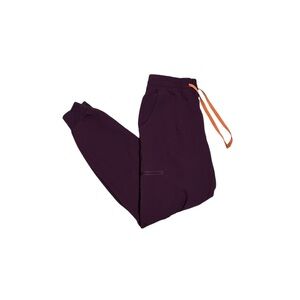 Figs Uman Relaxed Jogger Purple Scrub Pants, Size Tall Small (S/T)